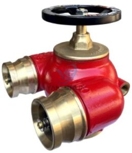 80mm and 100mm Copper Alloy Twin Inlet with Integral Non-return Valve and Drain