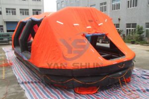 Automatic Self-Righting Inflatable Liferafts