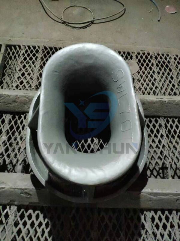 Bulwark-mounted Chock NS 2589 Steel Casting