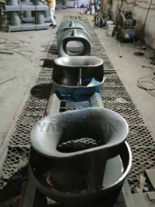 Bulwark-mounted Chock NS 2589 Steel Casting
