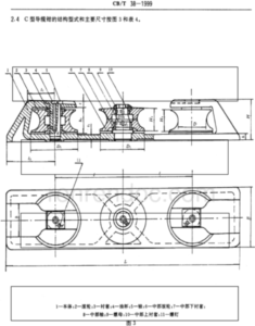 CBT 38-1999 Fairlead Chocks type C