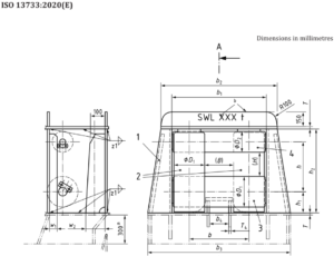 ISO 13733-2020 Universal Fairleads type 5RL 5-roller with Upper Roller Weldable Steel Plates