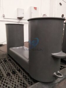 ISO 13795 Double Bollards type A with Compact Base Plate Weldable Steel Plates