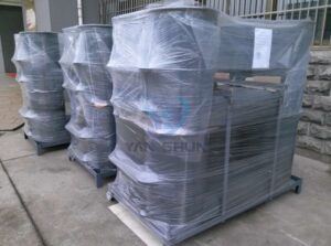 ISO 13795 Double Bollards type A with Compact Base Plate Weldable Steel Plates