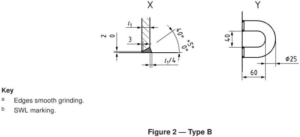 ISO 13795 Double Bollards type B with Wide Base Plate Weldable Steel Plates