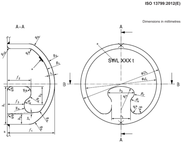 ISO 13799 Recessed Bitts Weldable Steel Casting