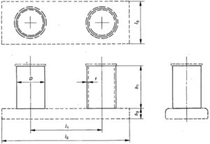 ISO 3913 Bollards Steel Casting