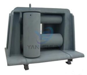 ISO 13733-2020 Universal Fairleads type 5RR 5-roller with Upper Roller Weldable Steel Plates