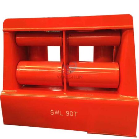 ISO 13733-2020 Universal Fairleads type 7R 7-roller with Upper Roller Weldable Steel Plates