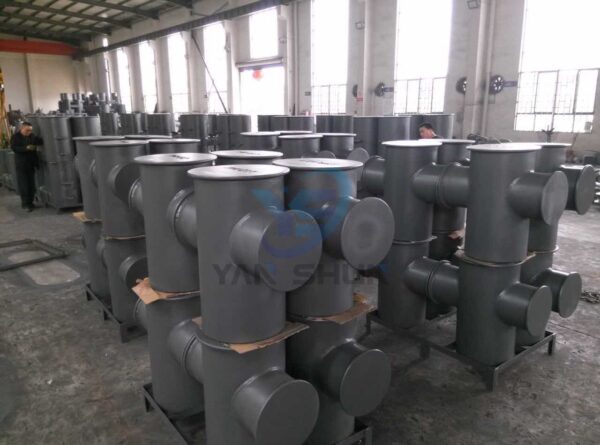 JIS F2804-1976 Ships' Cross Bitts Cruciform Bollards Carbon Steel