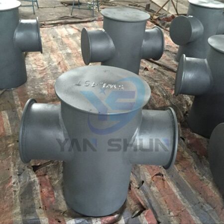 JIS F2804-1976 Ships' Cross Bitts Cruciform Bollards Carbon Steel
