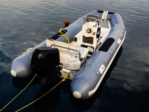 Navy Blue Inflatable Boat