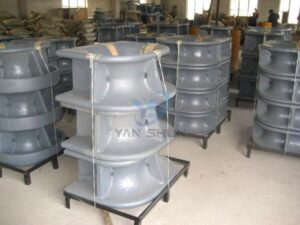 Panama Chocks type A – Deck-mounted Panama Chock ISO 13728 Steel Casting