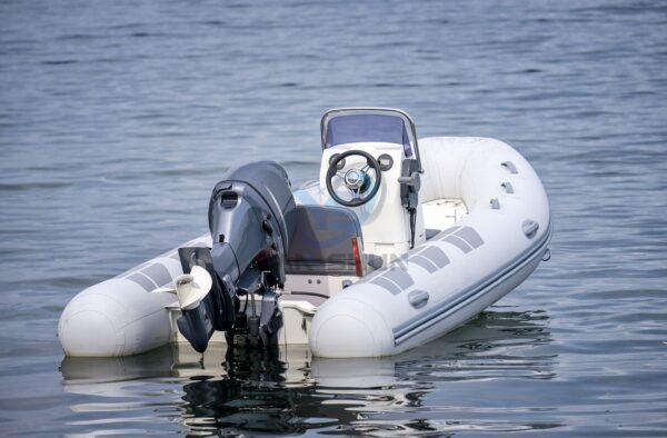 White Inflatable Boat