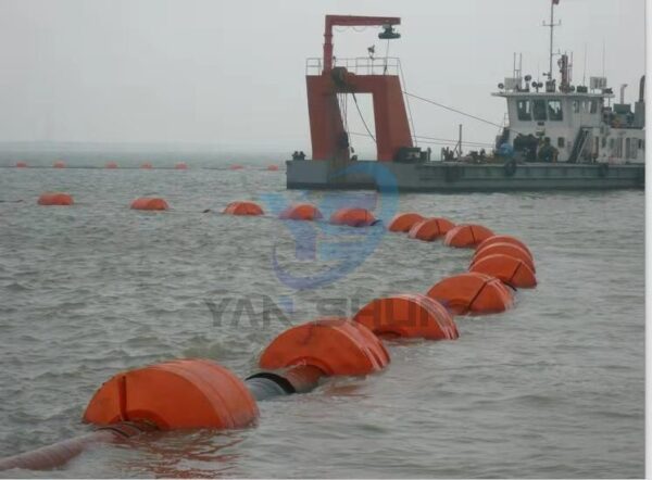 Floating Mooring Buoys with Rubber Hoses for Diesel Oil Transfer